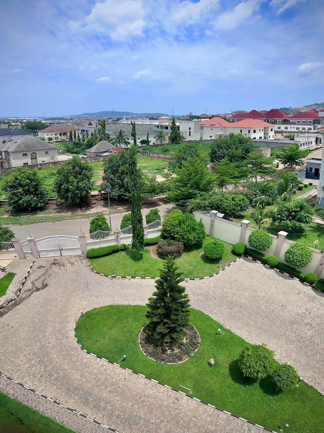 Landscaped grounds